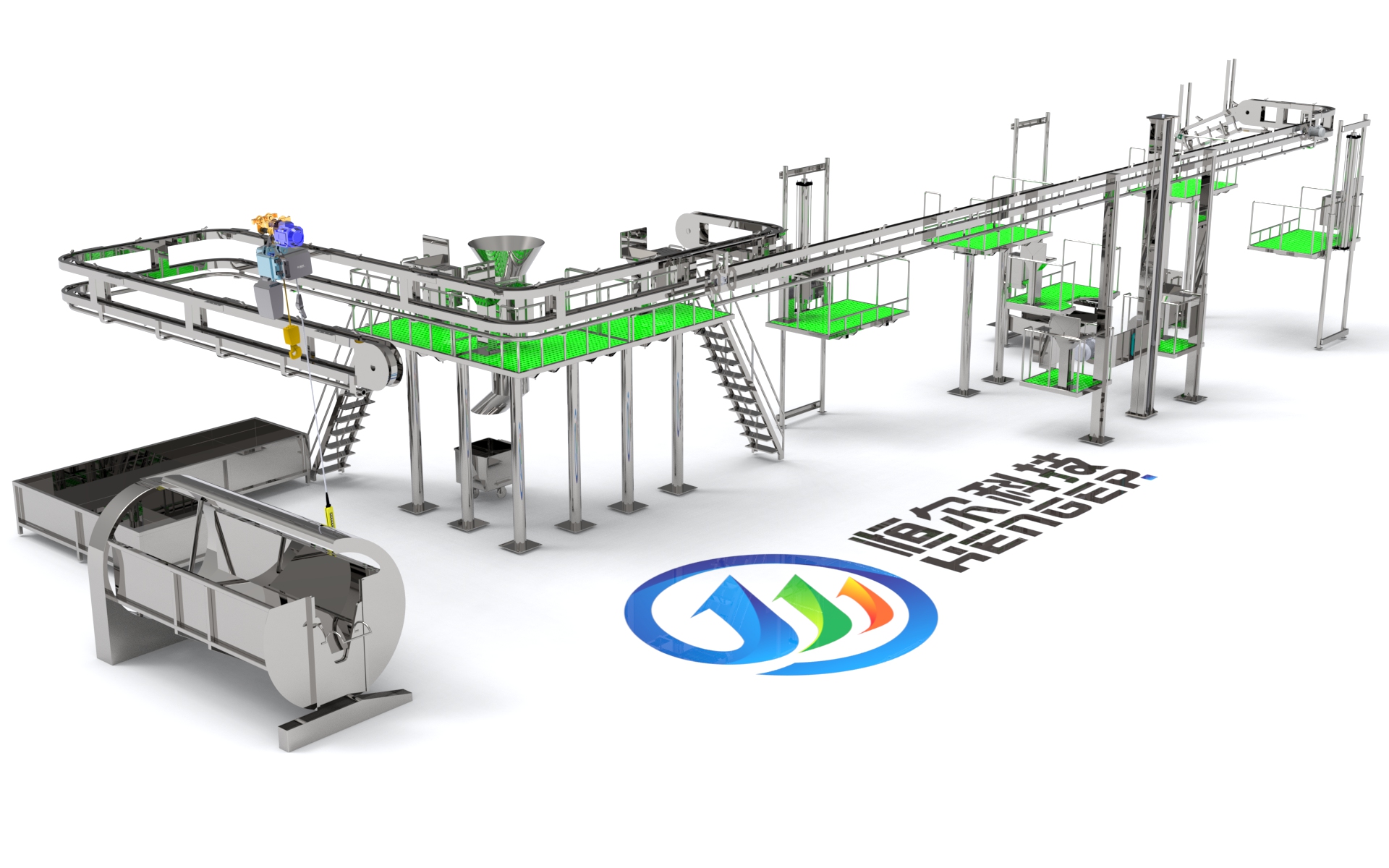 معدات ذبح الماشية التجارية المتوافقة مع الحلال | خط ذبح الماشية الأوتوماتيكي (قابل للتخصيص) - تصنيع هنجر