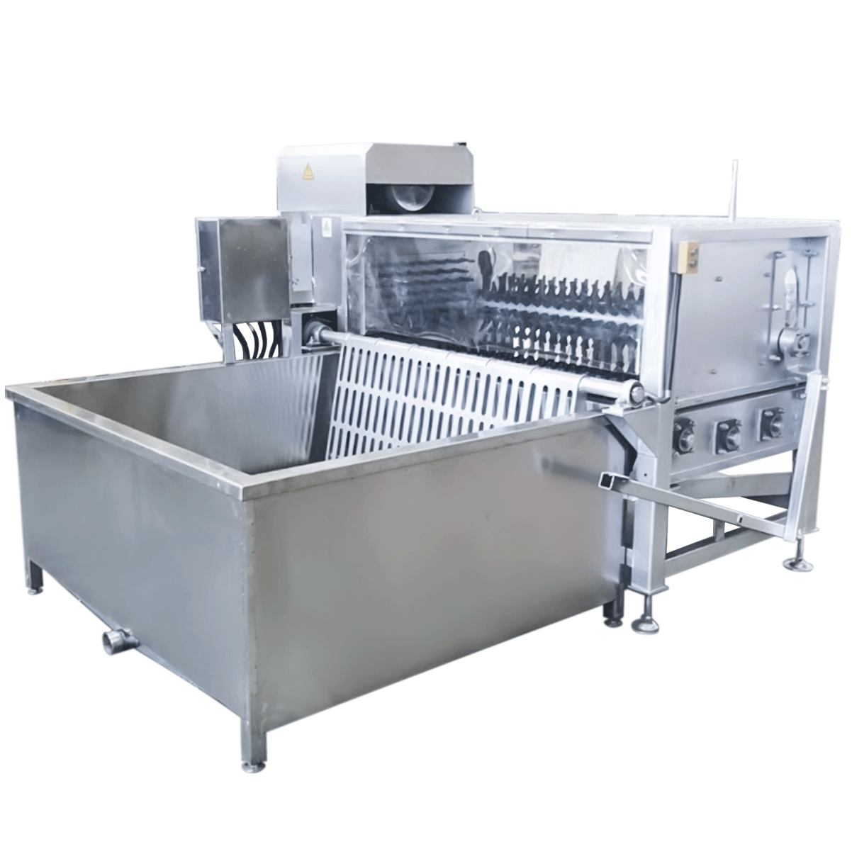 خزان سمط الخنازير مع آلة إزالة الشعر (معدات متكاملة لسلق الخنازير وإزالة شعرها)