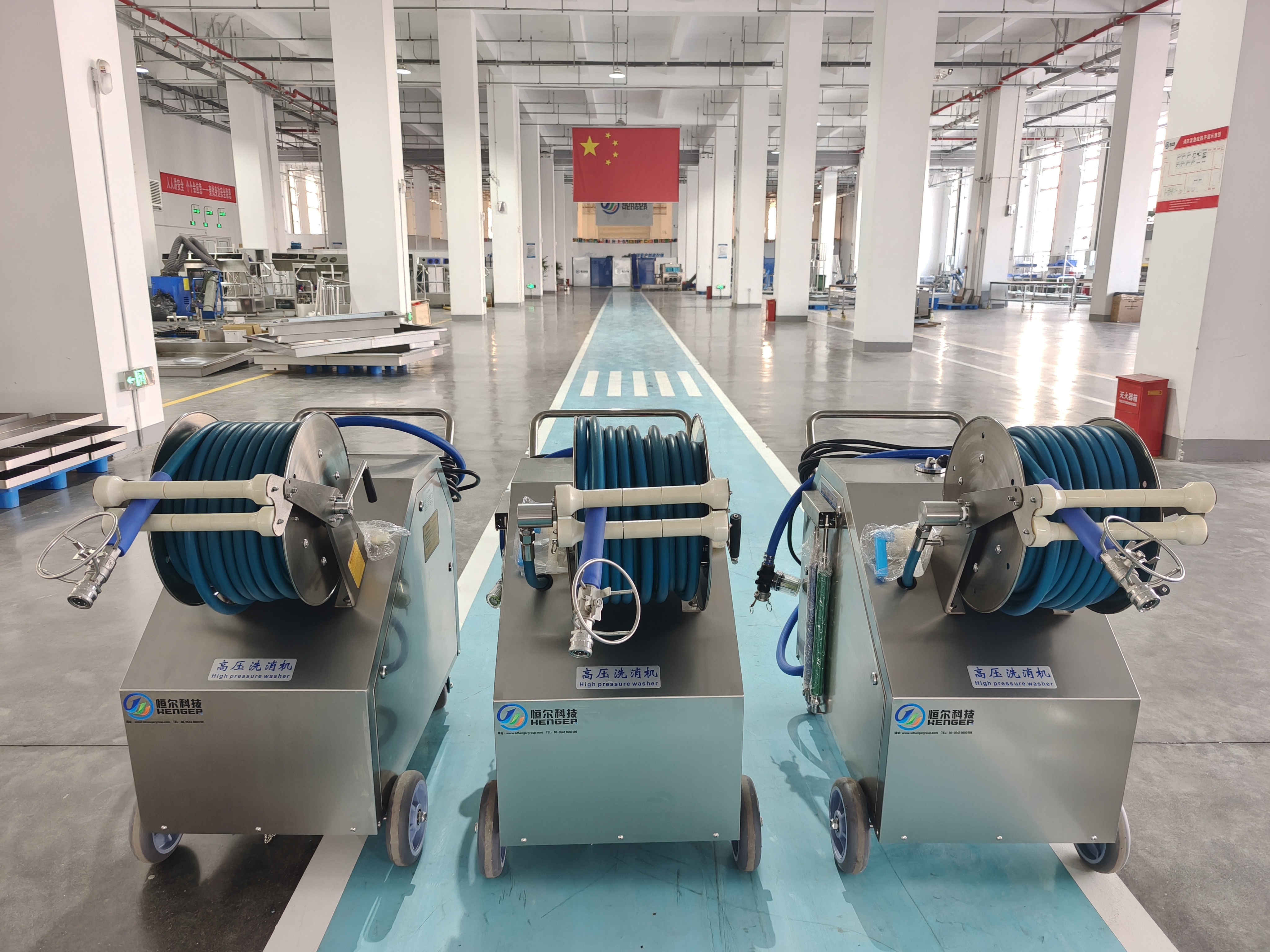 آلة تنظيف وتعقيم الرغوة المتنقلة الاحترافية | إطار من الفولاذ المقاوم للصدأ 304 | 3 في 1 للضغط العالي والرغوة والتطهير