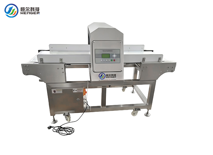 كاشف المعادن الغذائية الناقل الرقمي Fe1.0mm 500x150mm IP65 SUS304 HE-50-15 SD Henger Group
