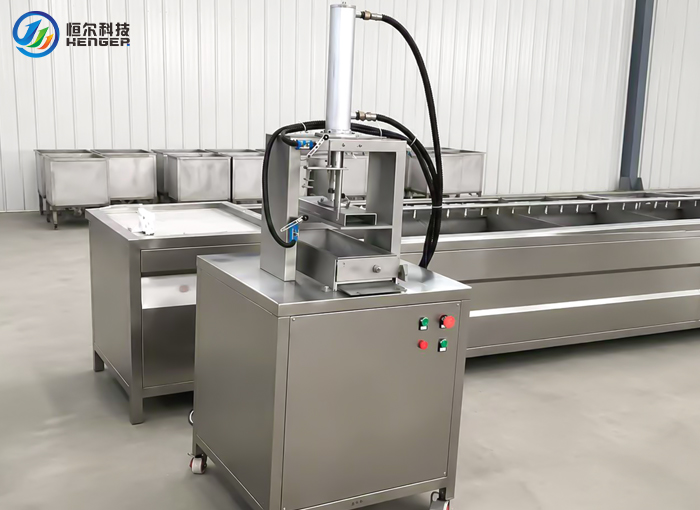 آلة ضغط اللحوم الهيدروليكية ذات القالب الواحد 10MPa SUS304 HE-MP001 SD Henger Group